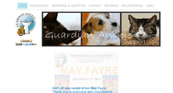 Desktop Screenshot of guardianangels-animalsupport.co.uk